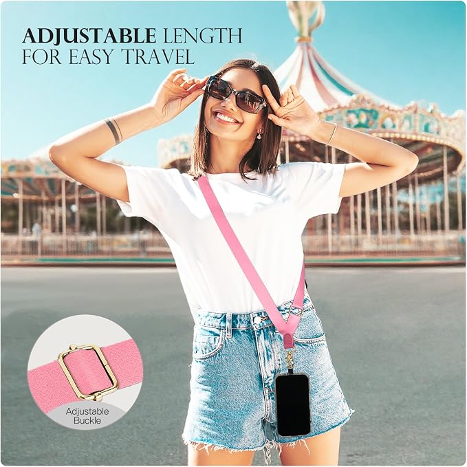 TiMOVO Phone Lanyard Crossbody Wrist Strap, Adjustable Anti-Theft Strap - Image 7