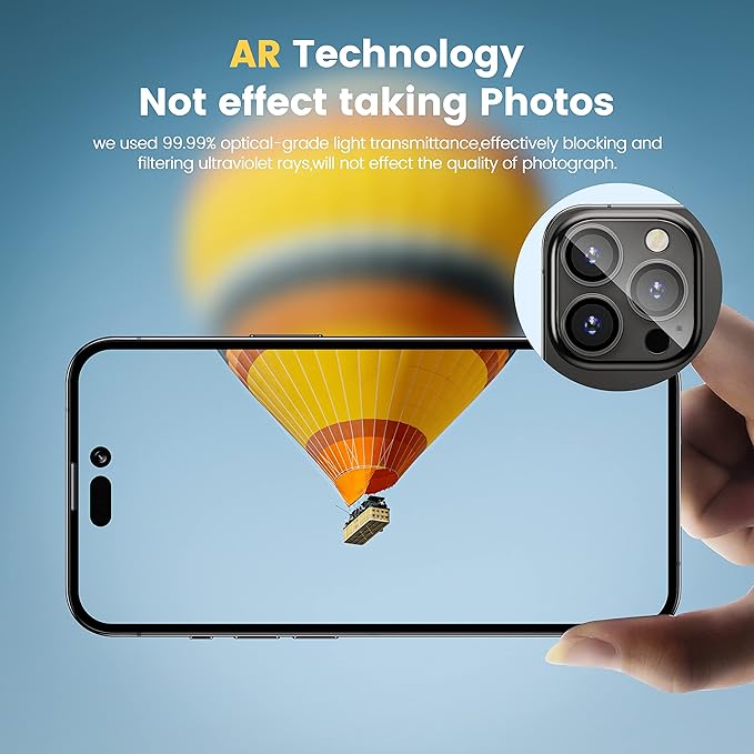 for iPhone 14 Pro/iPhone 14 Pro Max Camera Lens Protector, Full Protective - Image 4