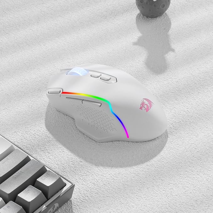 Redragon M810 Pro Wireless Gaming Mouse, 10000 DPI Wired/Wireless Mouse w/Rapid - Image 2