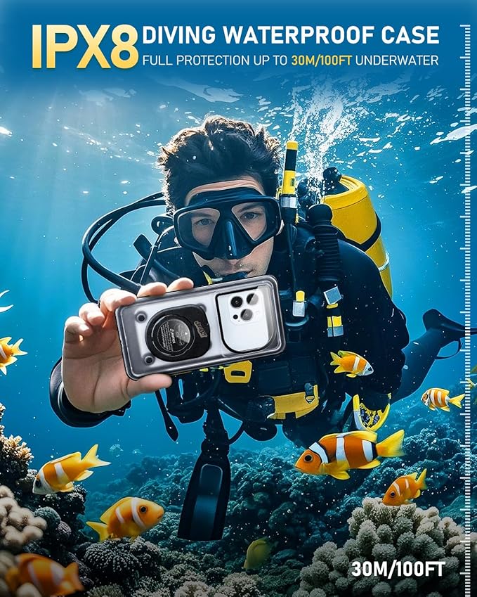 Waterproof Phone Case, IPX8 Waterproof Phone Pouch - Image 2