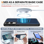 TUCCH Case Wallet for Galaxy S25 Edge, 2 in 1 Magnetic PU Leather Wrist Strap - Image 4