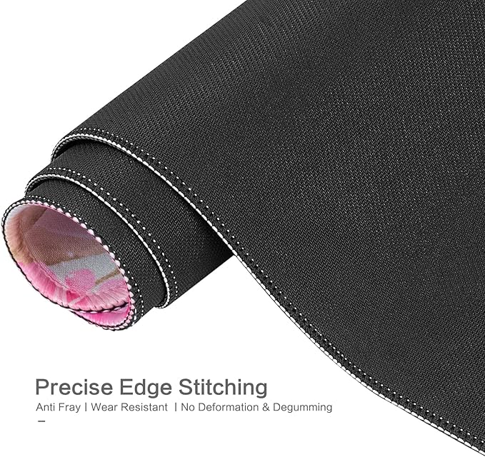 Lokigo Cute Rabbit Desk Pad, Gaming Mouse Pad 31.5"x15.7", Waterproof Big Mouse - Image 7