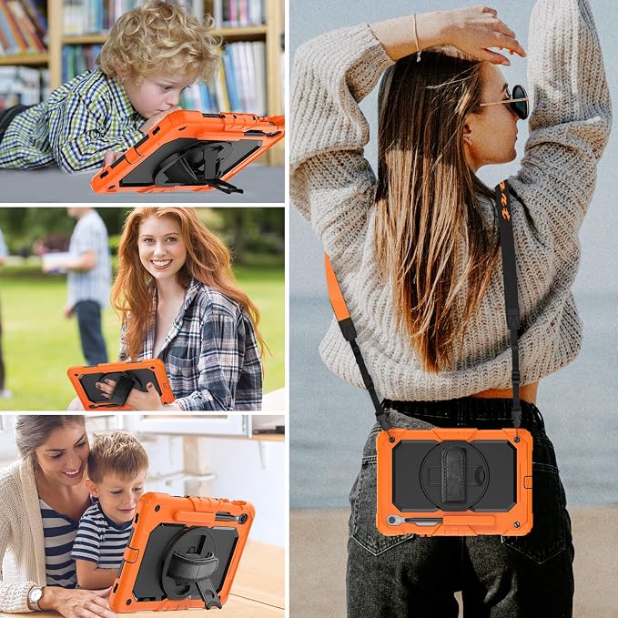 HXCASEAC Case for Galaxy Tab S10 FE / S9 FE 5G 10.9 inch, Shockproof Design - Image 9