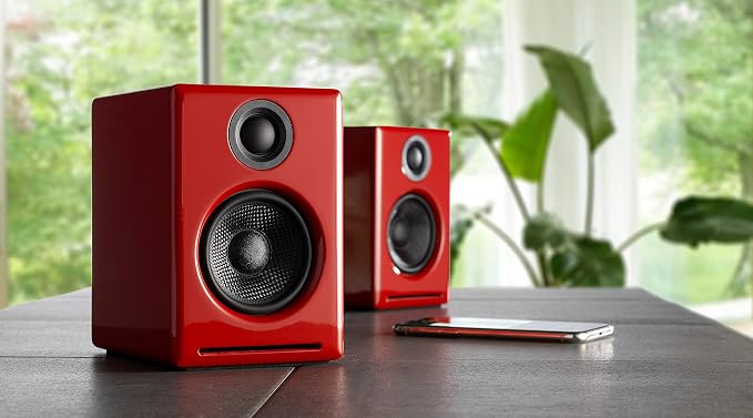 Audioengine A2+ 24 Bit 60 Watt Bluetooth Desktop Computer Speakers - Image 5