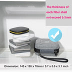 JJC 10 Pockets Hard Shell Lens Filter Bag Up to 95mm, Water Resistant & - Image 2