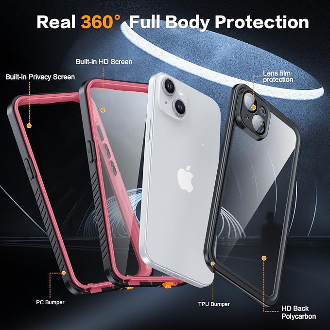 for iPhone 15 Plus Case Waterproof - Image 3
