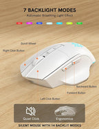 SABLUTE Ergonomic Wireless Keyboard and Mouse Combo - Image 7