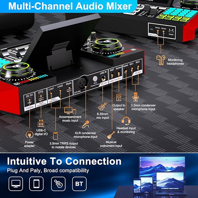 Podcast Equipment Bundle with 3.5mm Condenser Microphone - Image 7