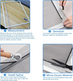BAYTORY Window Screen Repair Kit, Nylon Roller Tool - Image 7