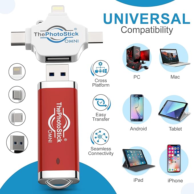 ThePhotoStick® Omni 512GB + Protective Case | Secure Photo & Video Backup and - Image 5