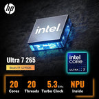 HP OmniDesk Desktop AI Ready PC, Intel Ultra 7 265, Prebuilt Business Tower - Image 3