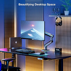RGB Gaming Monitor-arm for Flat/Ultrawide/Curved Monitors 32 to 60 inch - Image 9