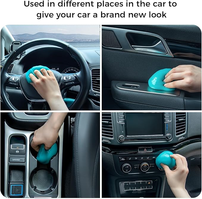 COLORCORAL 2Pack Car Cleaning Gel Universal Dust Cleaner - Image 5