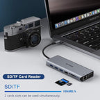 USB C Docking Station Dual Monitors 13 in 1 Triple Display USB C Hub - Image 8