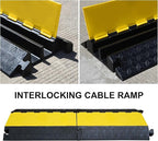 Heavy-Duty Rubber Cable Protector Ramp - Image 3
