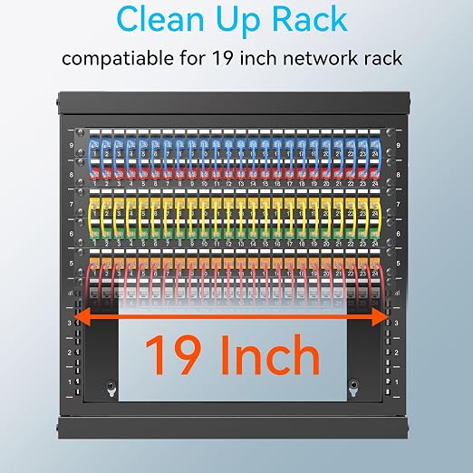 24 Port Blank Keystone Patch Panel - Image 6