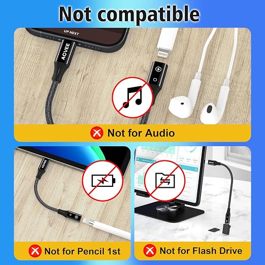 AGVEE 2 Pack 4 inch Lightning Female to USB C Male PD Adapter, 27W Fast Charger - Image 6