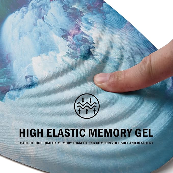 Ergonomic Mouse Pad with Wrist Rest Support, Mousepad Relief Carpal Tunnel Pain - Image 3