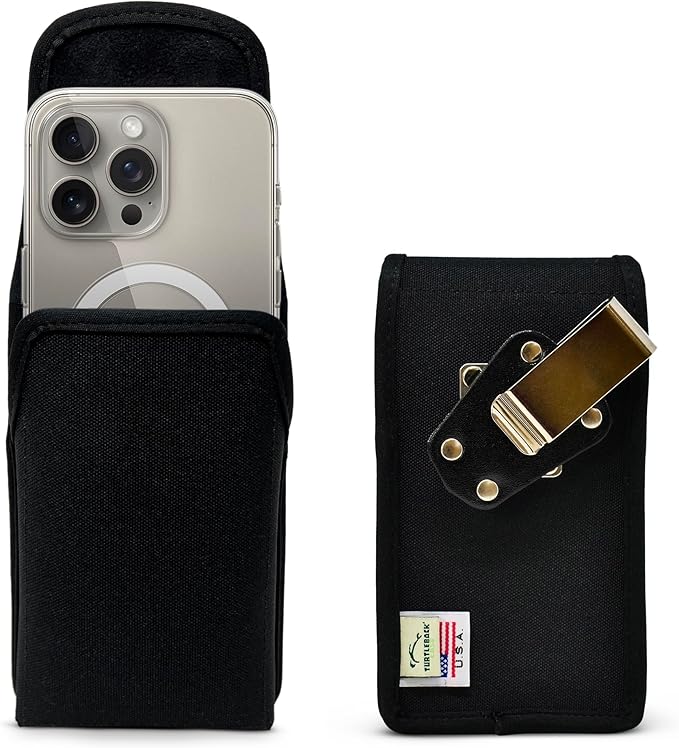 Turtleback Belt Clip for iPhone 16 Pro, 15 pro 14 Pro 13 Pro -Small- Fits by Turtleback