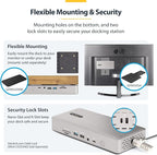 StarTech.com Universal USB4 & Thunderbolt 4 Docking Station, Quad Display on - Image 6