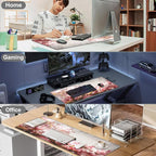 Mouse Pad, Large Blooming Sakura Desk Mat, Extended Non-Slip Gaming Keyboard - Image 7