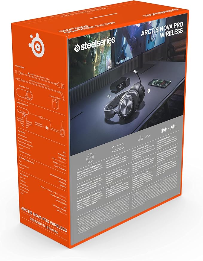 SteelSeries Arctis Nova Pro Wireless Multi-System Gaming Headset - Image 12