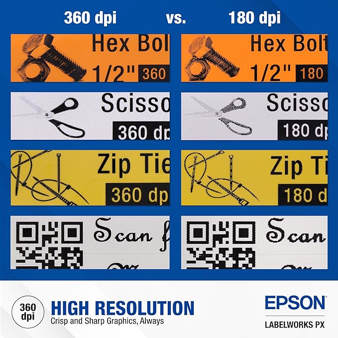 LABELWORKS Epson LW-PX800 Industrial Wireless Label Maker - Image 4