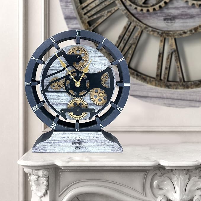 The Gears Clock Desk Clock 10 inches - Image 6