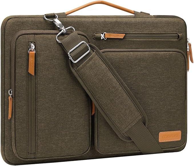 MOSISO 360 Protective Laptop Shoulder Bag, 15-15.6 inch Computer Bags Compatible by MOSISO