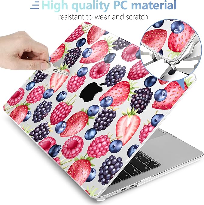 MEEgoodo Case for M4/M3/M2 MacBook Air 13.6 inch Case 2025 2024 2022, Fit Model - Image 4