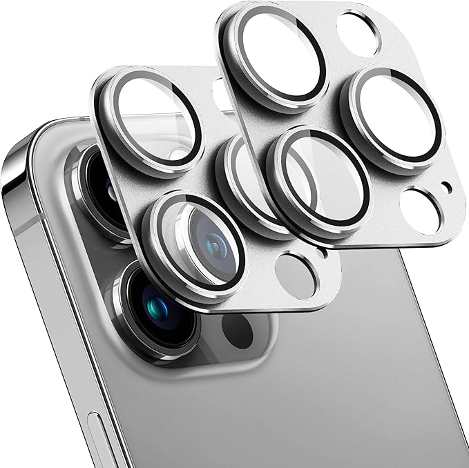 2 Pack Camera Lens Protector for iPhone 13 Pro/iPhone 13 Pro Max, AR Tempered by SHANG+PIN+JIA