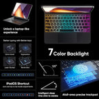 doqo Keyboard case for iPad Air 13 2024/ 2025 and iPad Pro 12.9, Magic Keyboard - Image 3