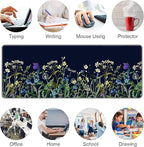 Weeds Flowers Large Mouse Pad, Gaming Keyboard Desk Pad, Extended Mouse Mat - Image 7