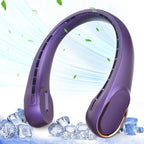 Portable Neck Fan, Neck Fans for Men, 4000 mAh Rechargeable Personal Fan by ASNUG