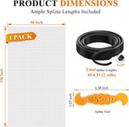 MAGZO Window&Door Screen Replacement Kit, - Image 2