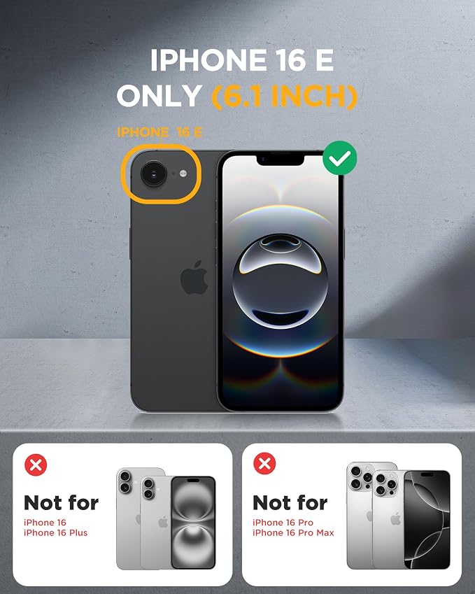 Miracase Magnetic for iPhone 16e Case Full-Body Phone - Image 2