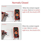 Magnetic Reed Switch NC Surface Mount Wired Door Window Contact Sensor - Image 3