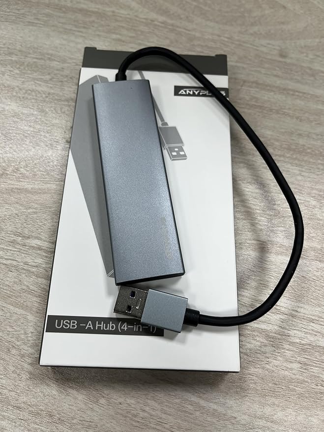 USB Hub, USB 3.0 Hub Aluminum Alloy Ultra Slim USB Splitter, Portable 4 Port - Image 9