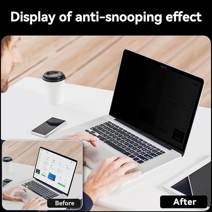 360°Privacy Screen MacBook Pro 13 inch & MacBook Air 13", Matte Anti Glare Blue - Image 3
