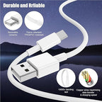 Car Carplay Cable for iPhone 16 15 Pro Plus Pro Max，3-Pack USB A to USB C Cable - Image 4