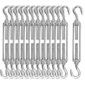 13 Pack M6 Turnbuckle Hook & Hook Turnbuckles, 304 Stainless Steel Turnbuckle by SEHOI