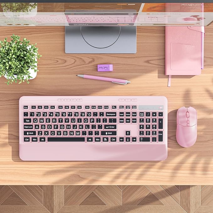 Silent Wireless Keyboard and Mouse Combo - Image 3