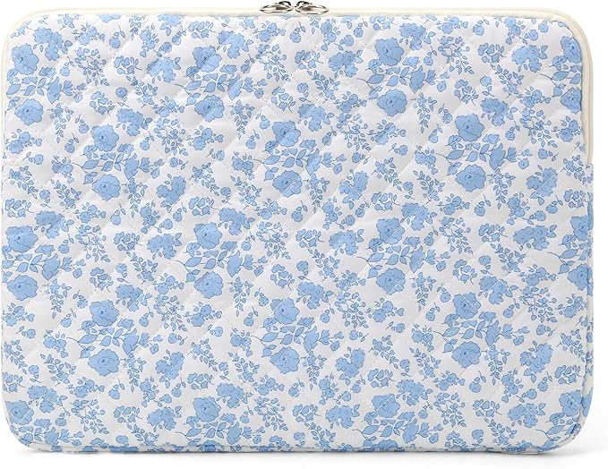 Puffy Laptop Sleeve 13-15.6 Inch Cute Quilted Laptop Protective Case Padded by BBIQI