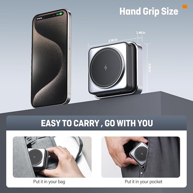 【2025 Upgraded】Wireless Charger 3 in 1, Foldable Wireless Charging Station - Image 2