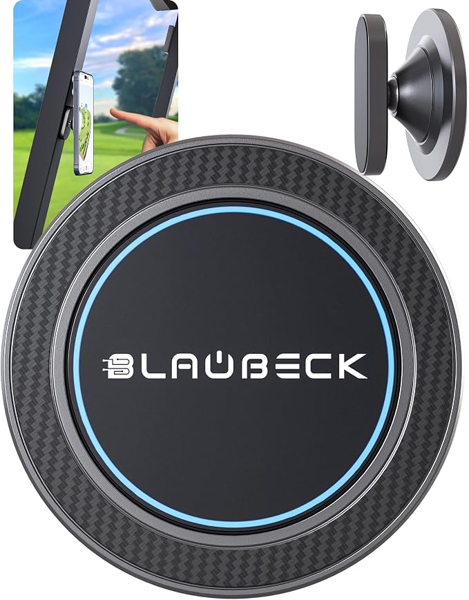 Alloy Magnetic Golf Cart Phone Holder by BLAUBECK