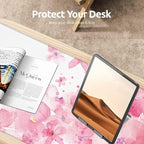 Elegant Cherry Blossom Gaming Mouse Pad, Large Office Desk Mat, Anti-Slip - Image 6