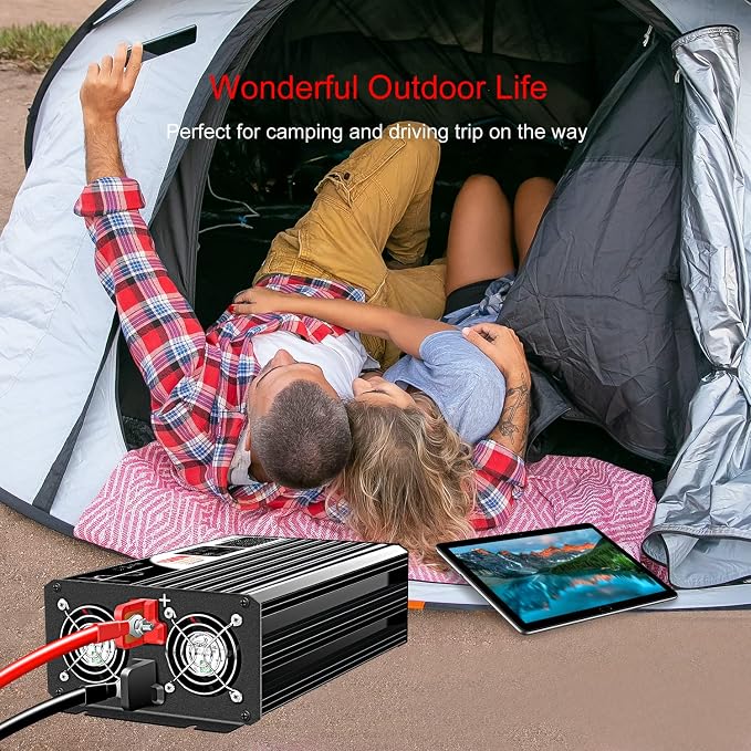 Xijia 1500W Pure Sine Wave Inverter DC 36v to 120v Inverter 60HZ Solar Converter - Image 9