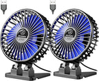 JZCreater USB Desk Fan, Mini Fan Portable, 3 Speeds Desktop Table Cooling Fans - Image 8
