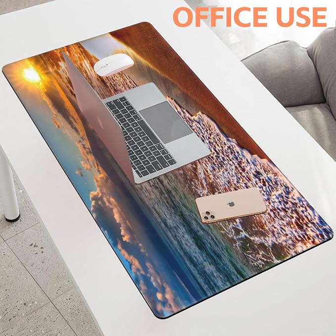 Mouse Pad Large Nice Sunset Non-Slip Game Desk Mat - Image 5