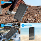 Solar Charger Power Bank 49800mAh Wireless Portable Phone Charger, 22.5W QC3.0 - Image 6